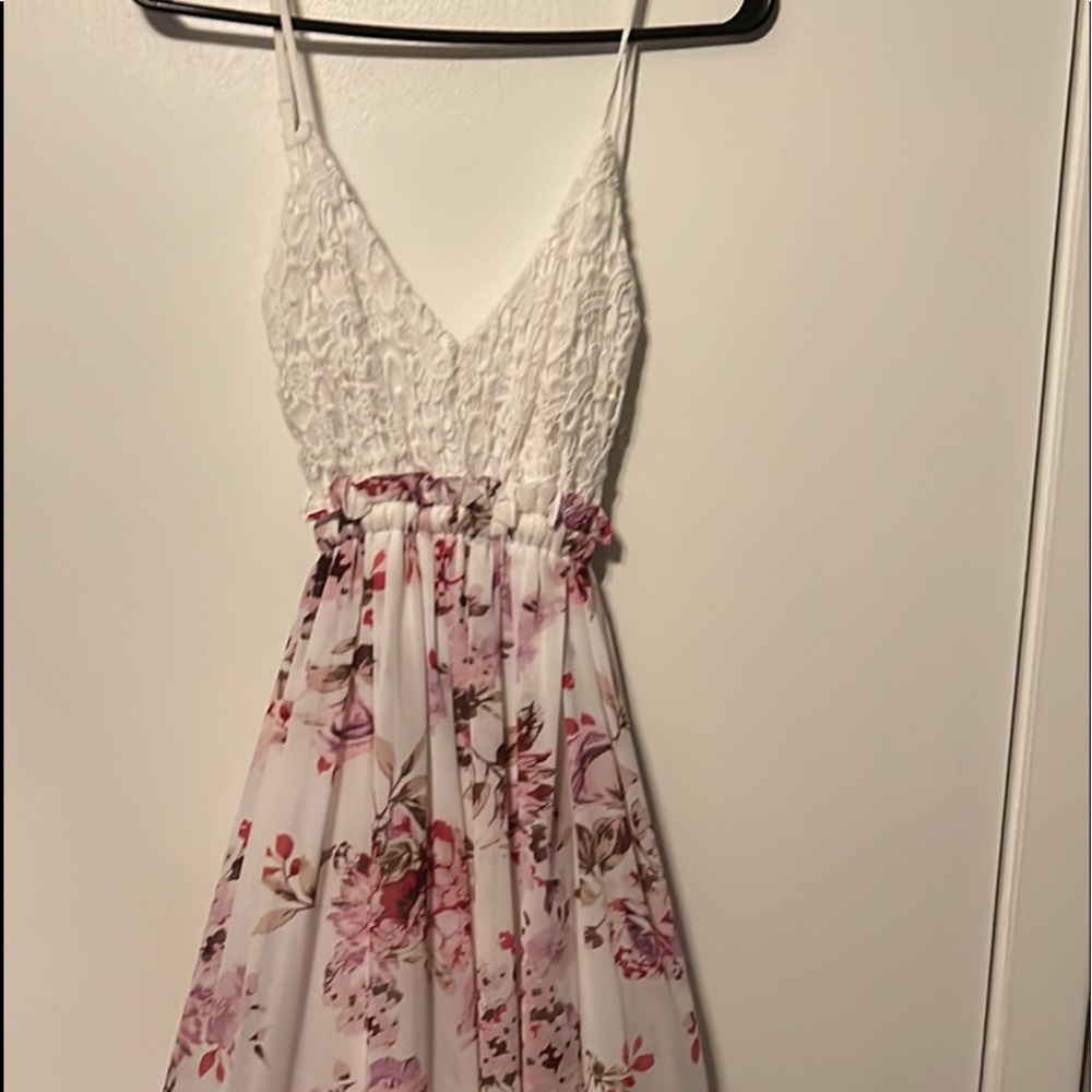 Floor length summer dress